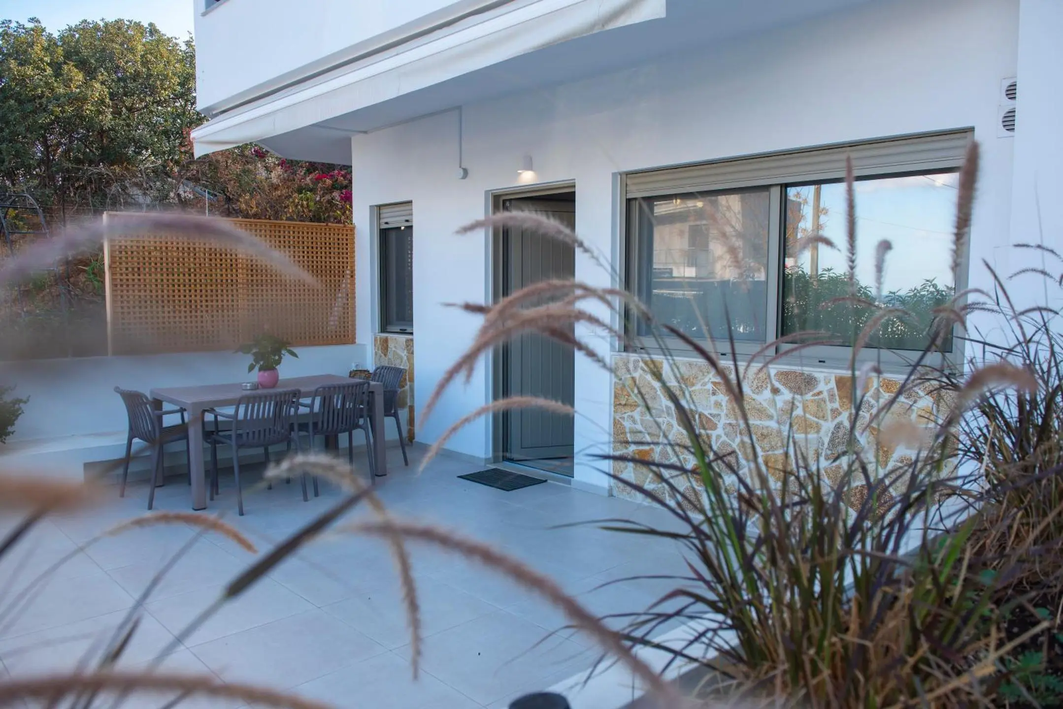 Private patio
